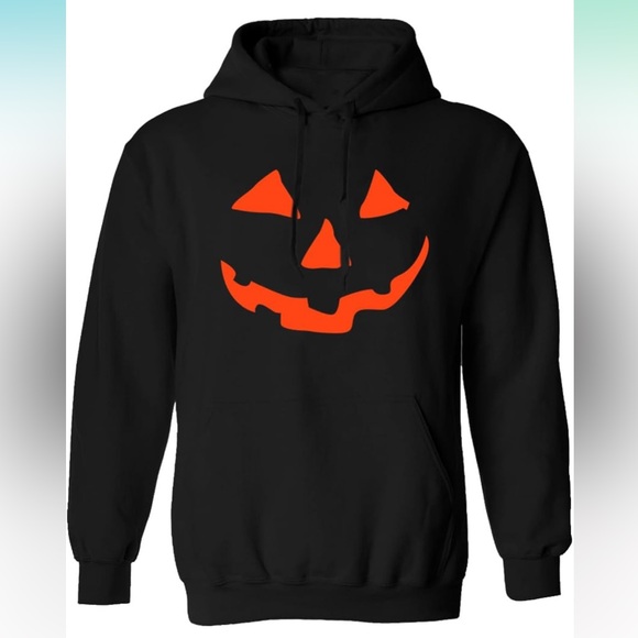 Men Pumpkin Hoodie - Picture 1 of 8